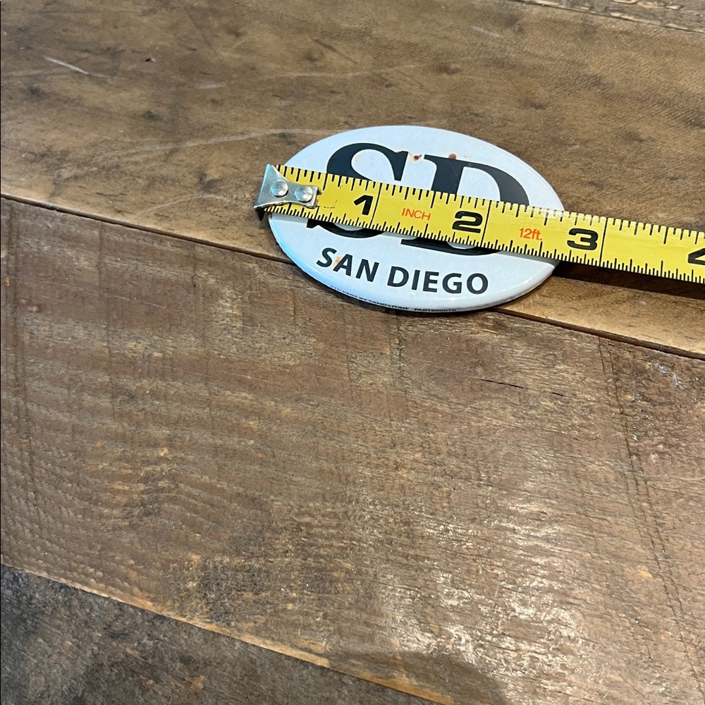 SD San Diego Oval Magnet - Picture 3 of 4